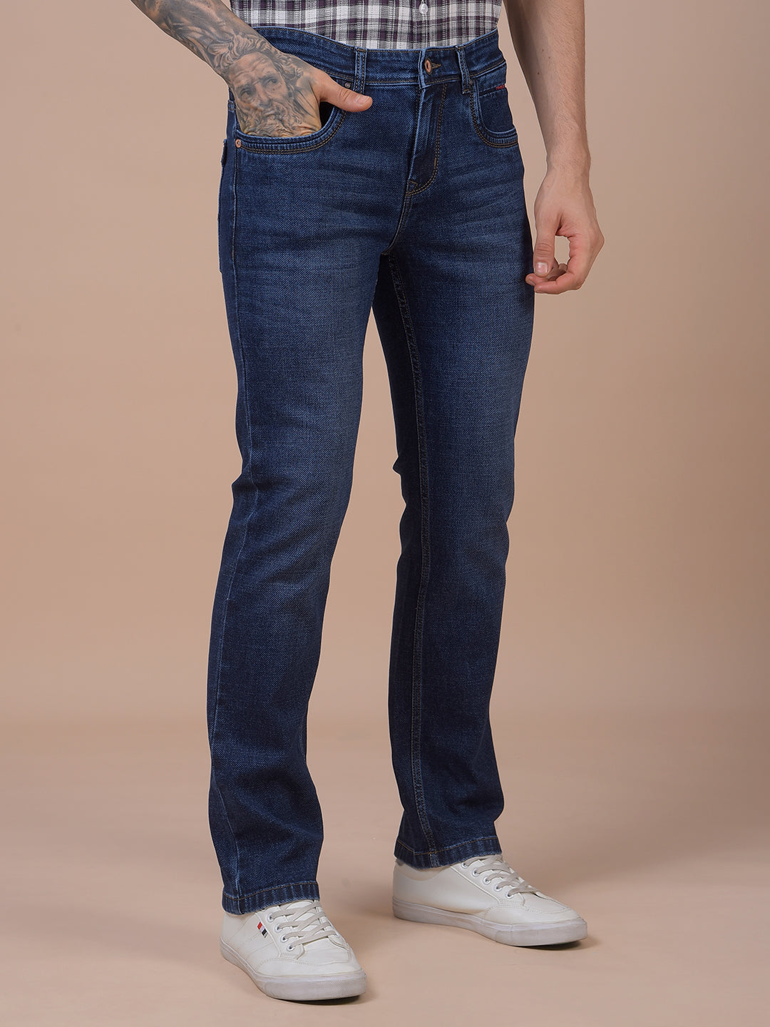 CRIMSOUNE CLUB MENS JEANS MD2094 DARK BLUE
