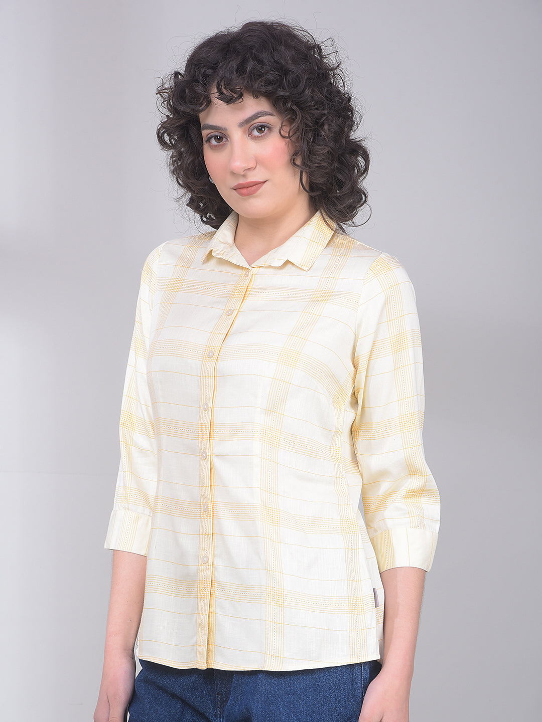 Mustard Checked Shirt