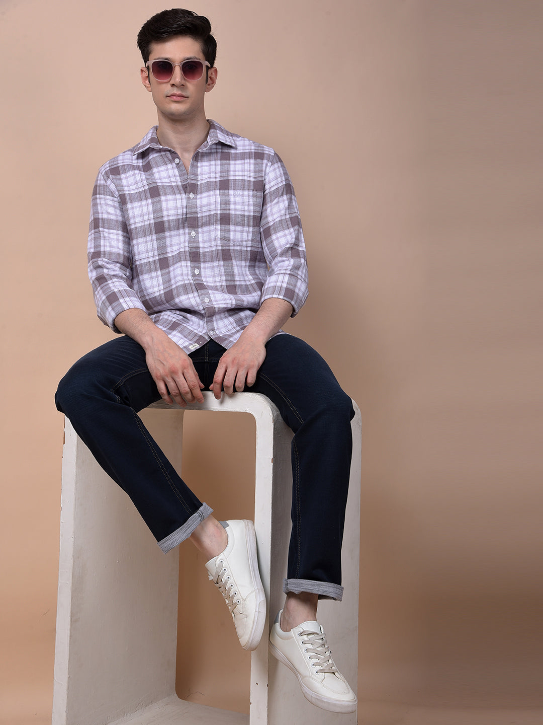 CRIMSOUNE CLUB MENS JEANS MD2186 DARK BLUE