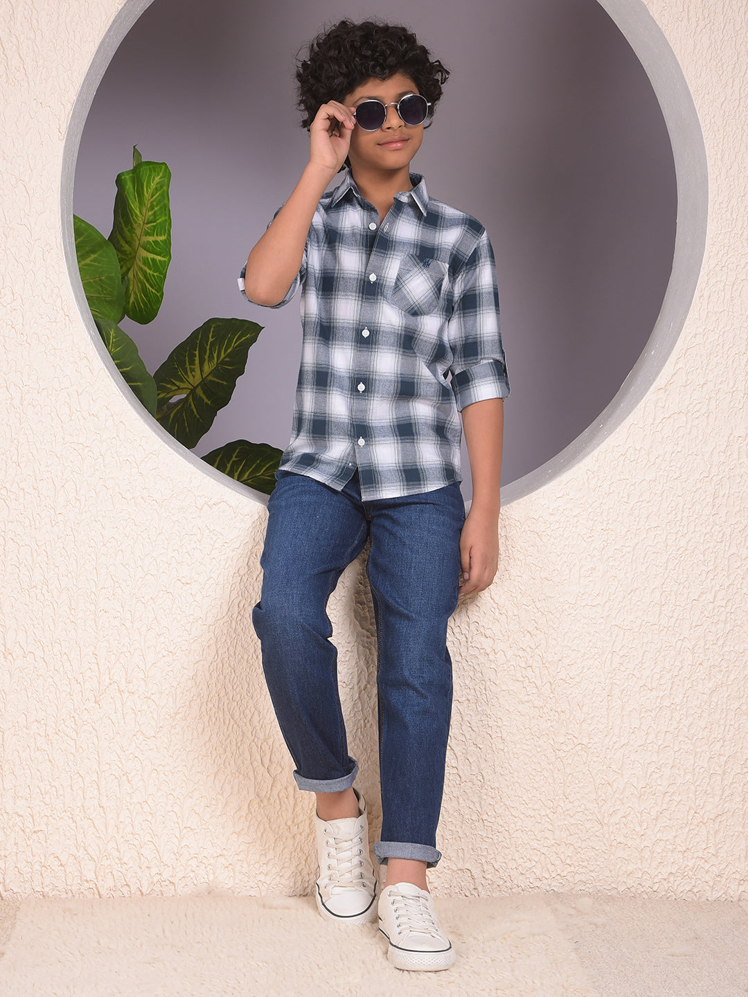 CRIMSOUNE CLUB BOYS JEANS BMD14738 BLUE