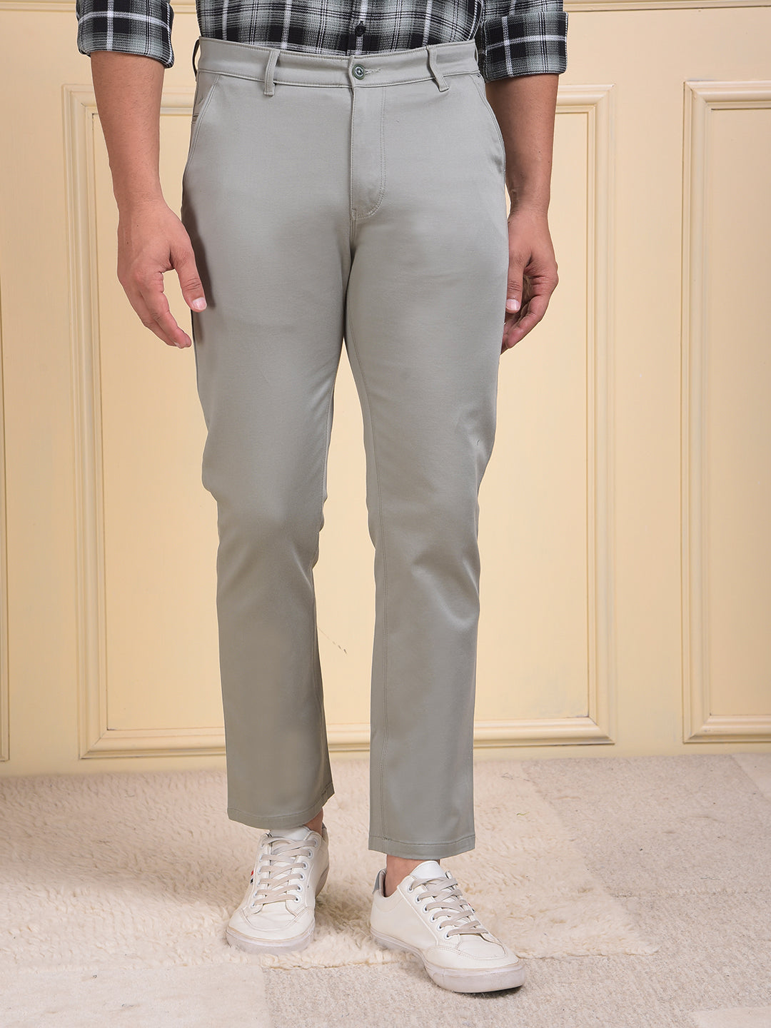 CRIMSOUNE CLUB MENS CASUAL TROUSER TA1825 GREY