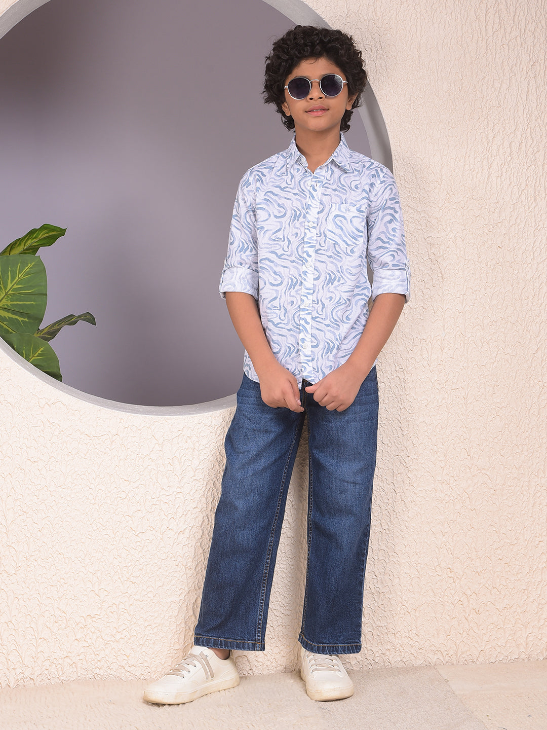 CRIMSOUNE CLUB BOYS JEANS BMD14688 DARK BLUE