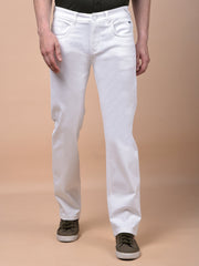 CRIMSOUNE CLUB MENS JEANS MD2184 PURE WHITE