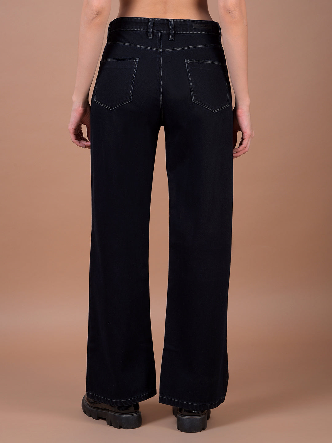 CRIMSOUNE CLUB LADIES WESTERN JEANS FD3082 BLACK