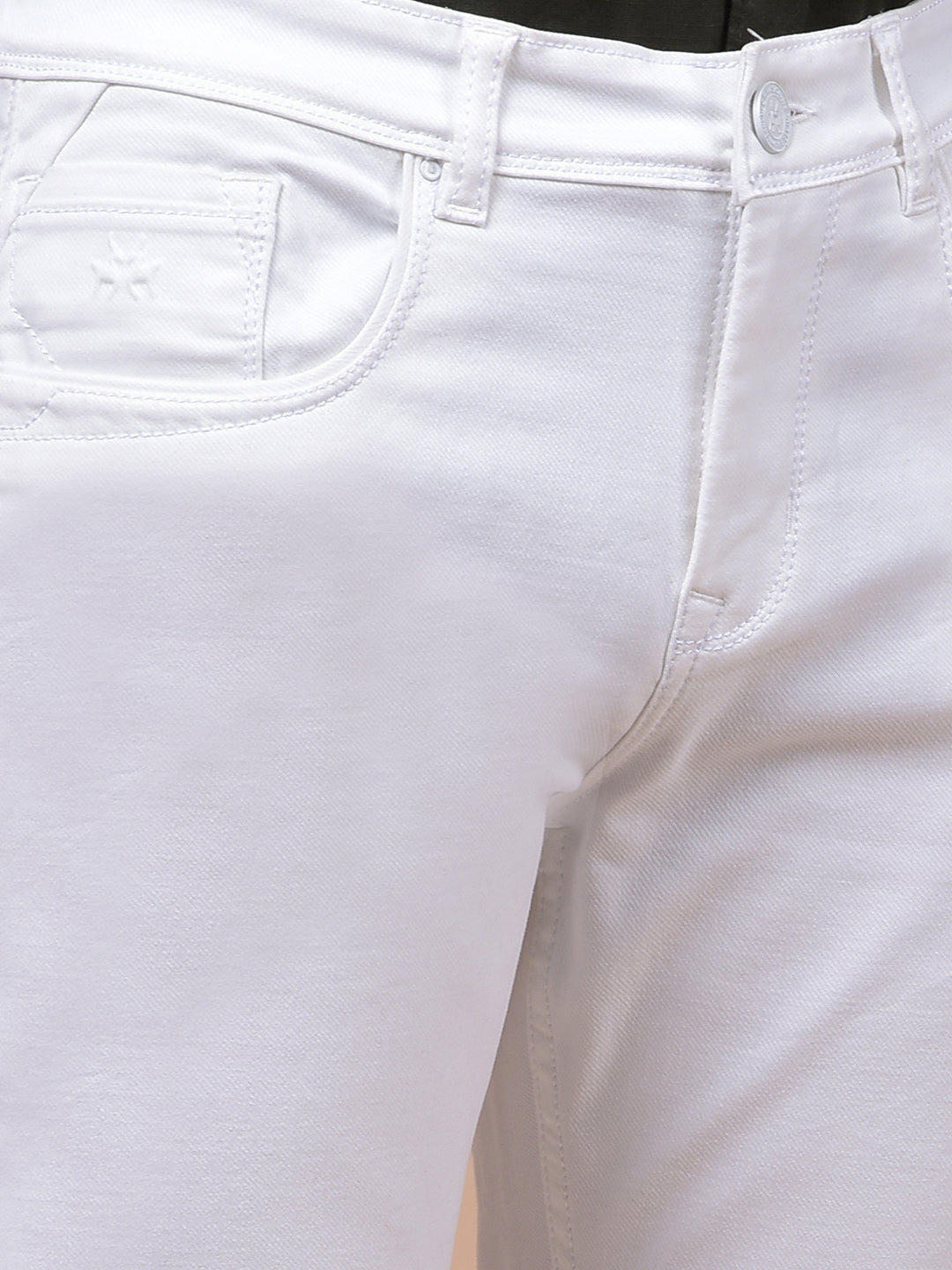 CRIMSOUNE CLUB MENS JEANS MD2184 PURE WHITE