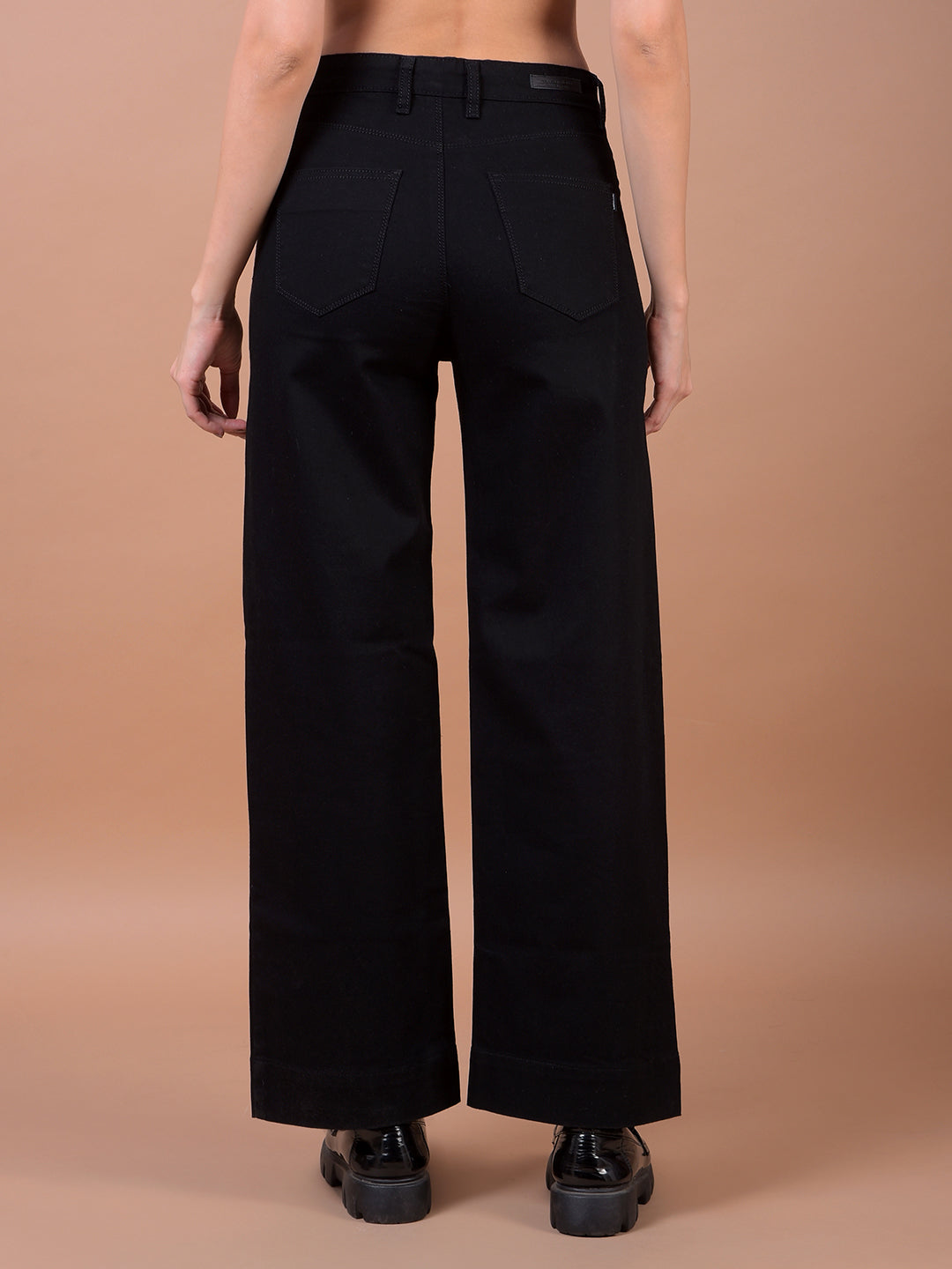 CRIMSOUNE CLUB LADIES WESTERN JEANS FD3094 BLACK