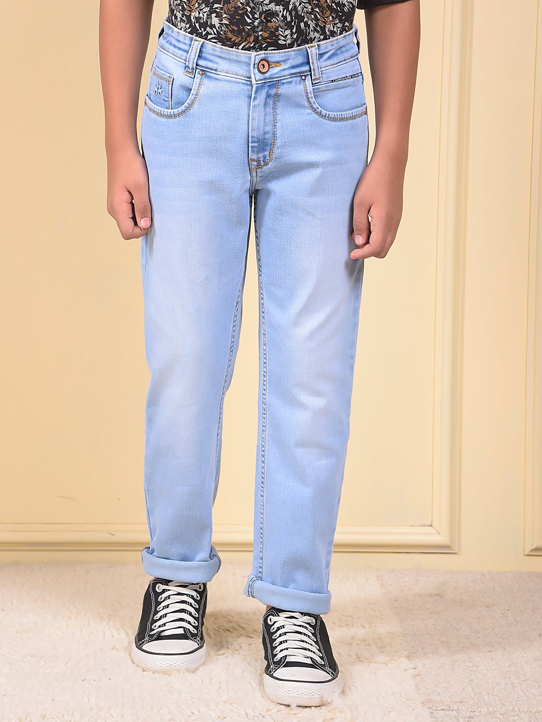 CRIMSOUNE CLUB BOYS JEANS BMD14690 ICE BLUE