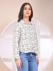 CRIMSOUNE CLUB LADIES WESTERN SHIRT F/S FE4730 BLACK