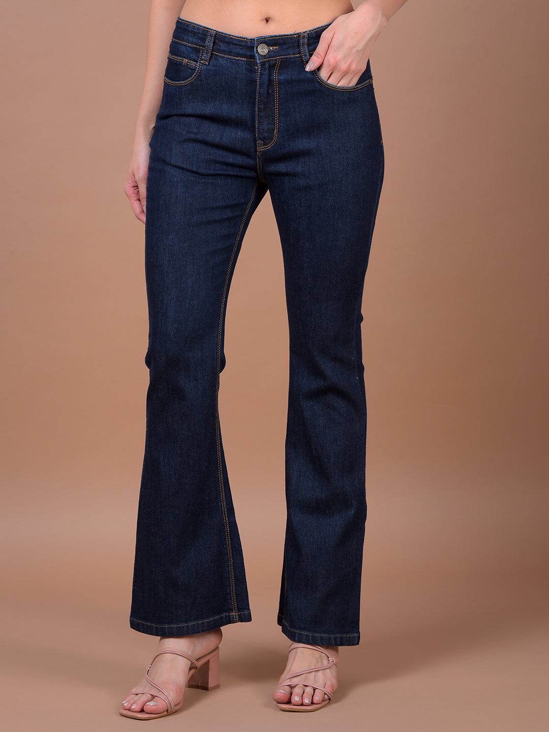 CRIMSOUNE CLUB LADIES WESTERN JEANS FD3104 DARK BLUE