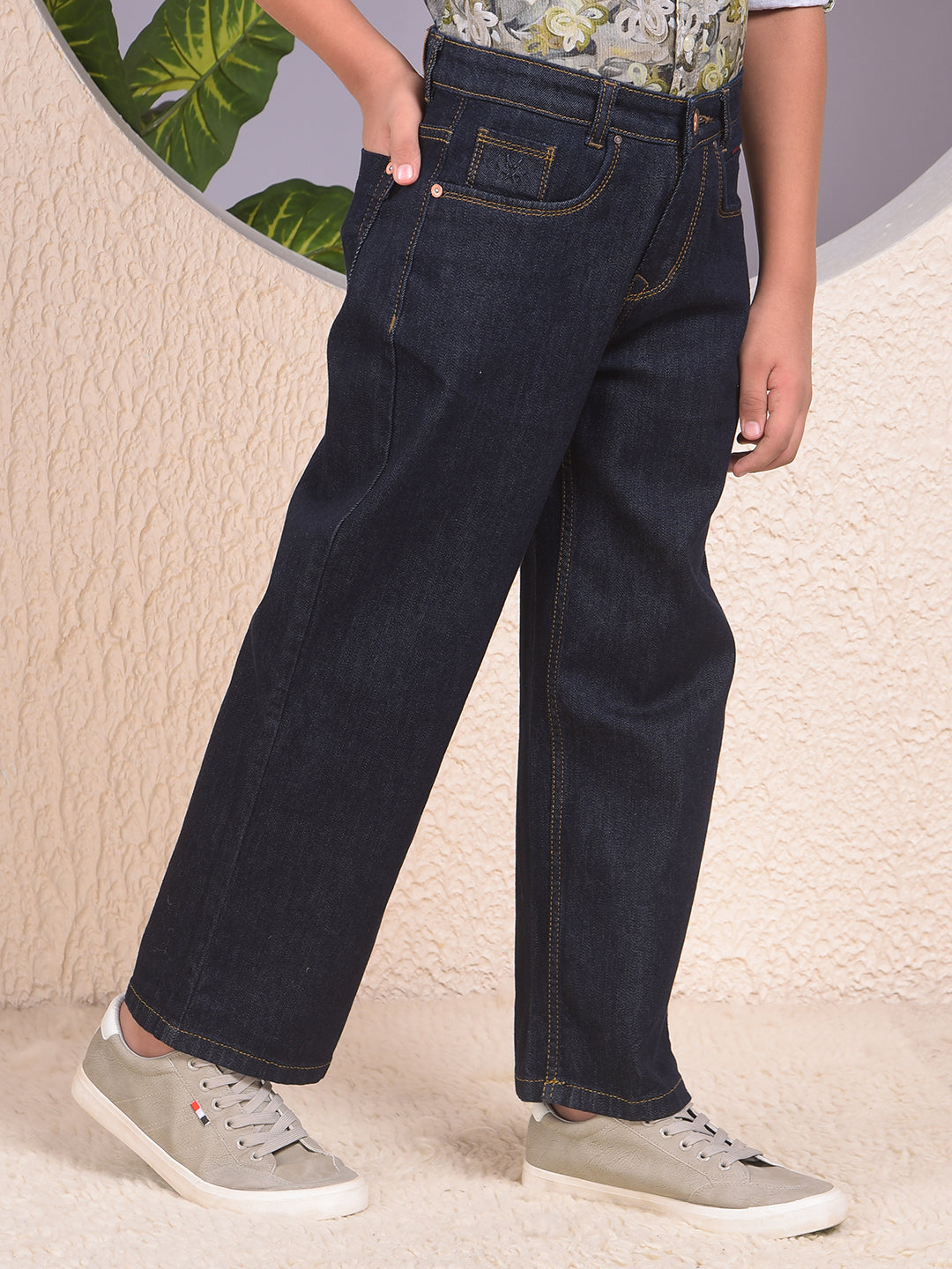 CRIMSOUNE CLUB BOYS JEANS BMD14687 DEEP BLUE