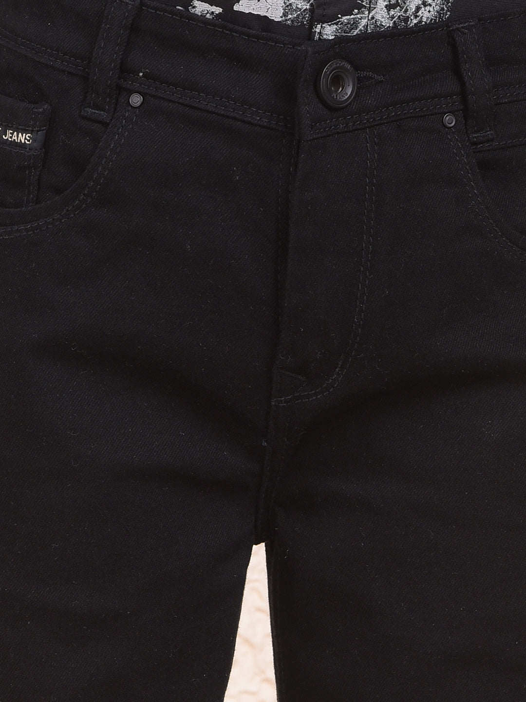 CRIMSOUNE CLUB BOYS JEANS BMD14703 BLACK