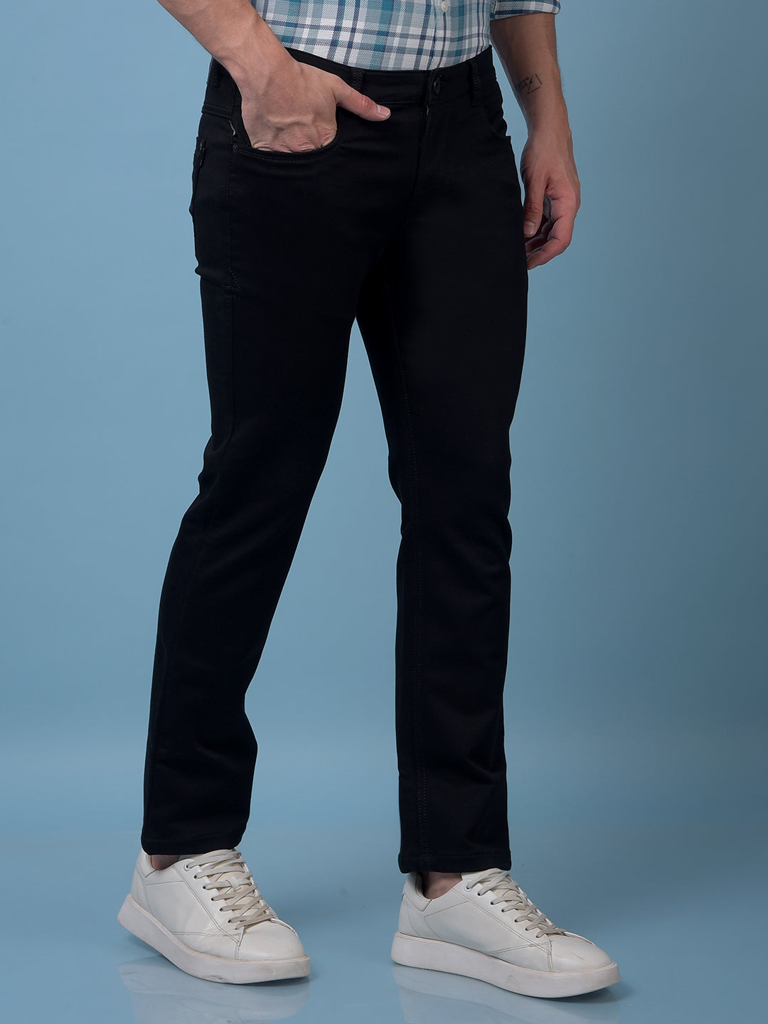 CRIMSOUNE CLUB MENS JEANS MD2175 BLACK