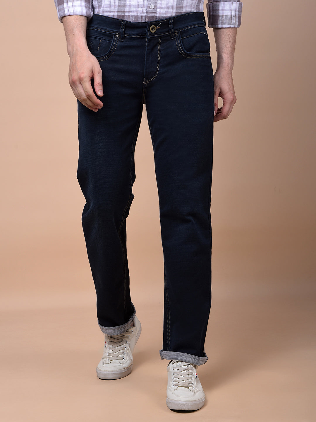 CRIMSOUNE CLUB MENS JEANS MD2186 DARK BLUE