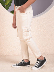 CRIMSOUNE CLUB BOYS CARGO BMD14705 ECRU