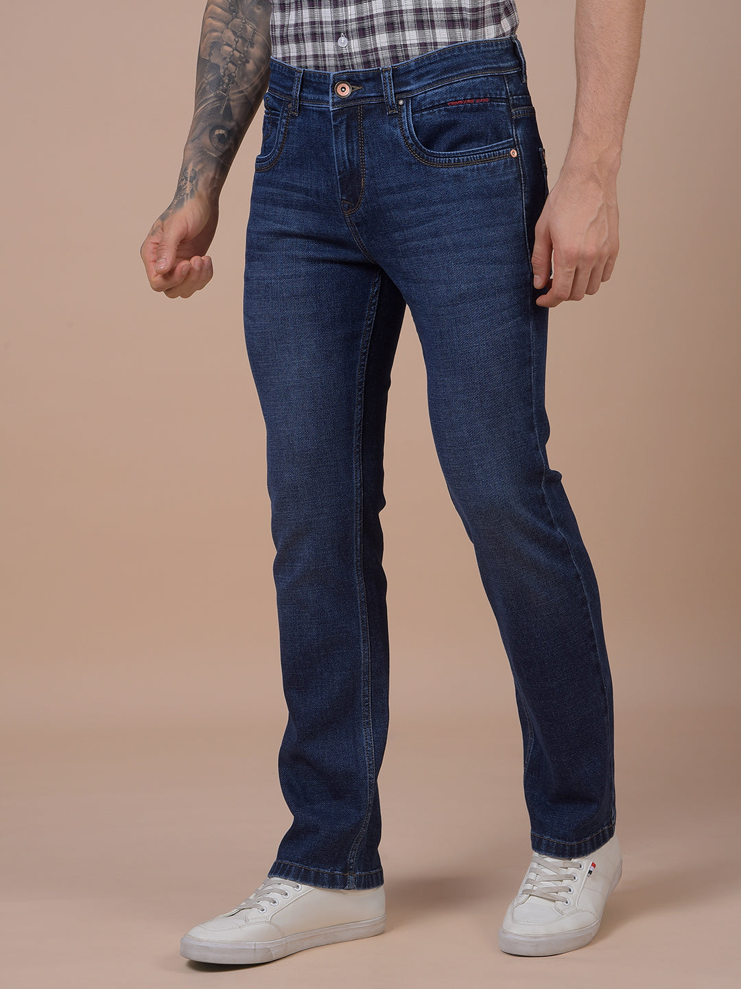 CRIMSOUNE CLUB MENS JEANS MD2094 DARK BLUE