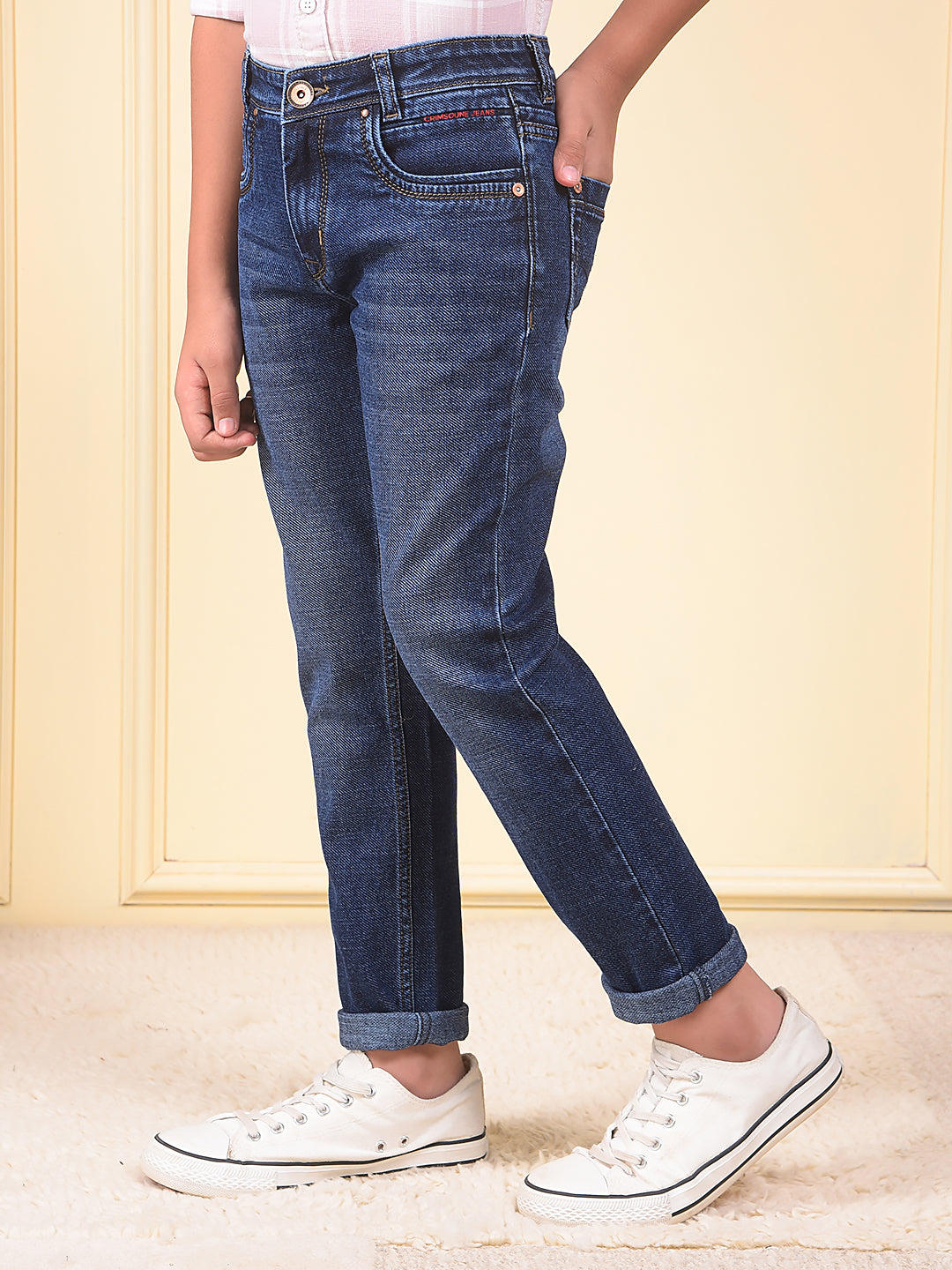 CRIMSOUNE CLUB BOYS JEANS BMD14697 DARK BLUE
