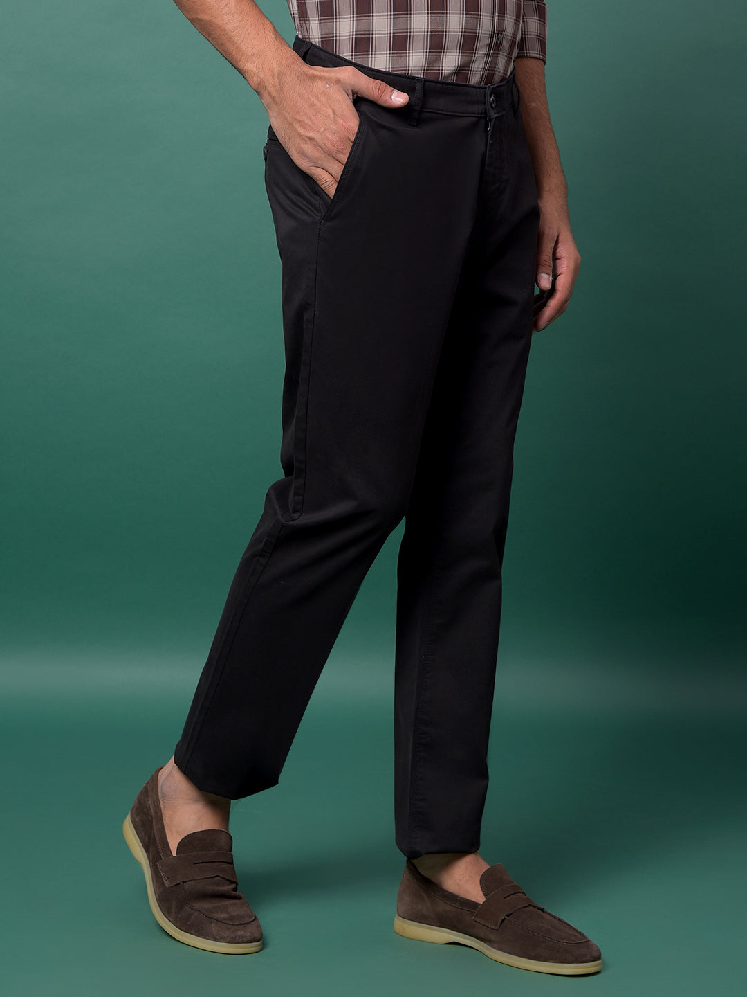CRIMSOUNE CLUB MENS CASUAL TROUSER TA1840 BLACK