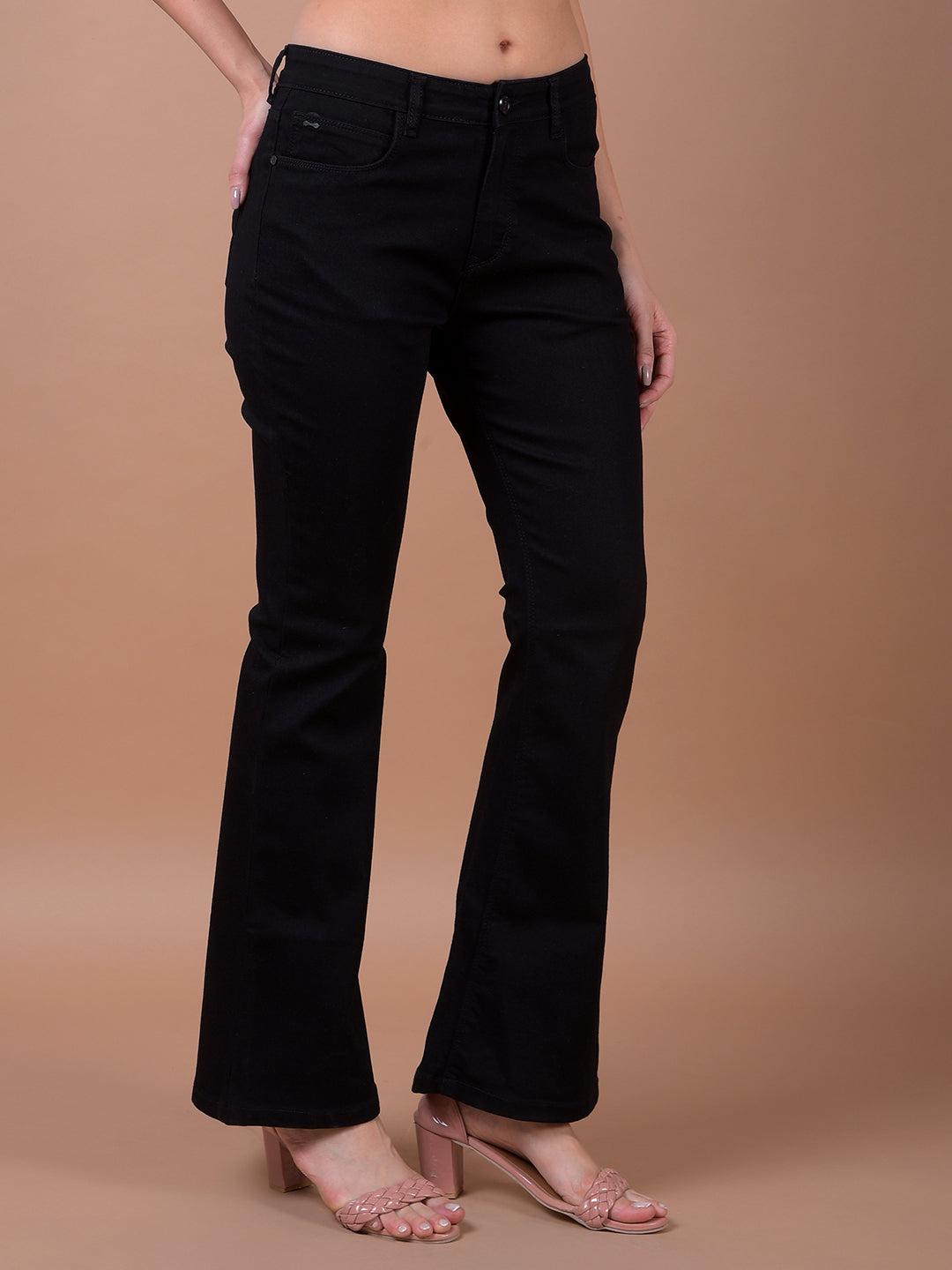 CRIMSOUNE CLUB LADIES WESTERN JEANS FD3115 BLACK