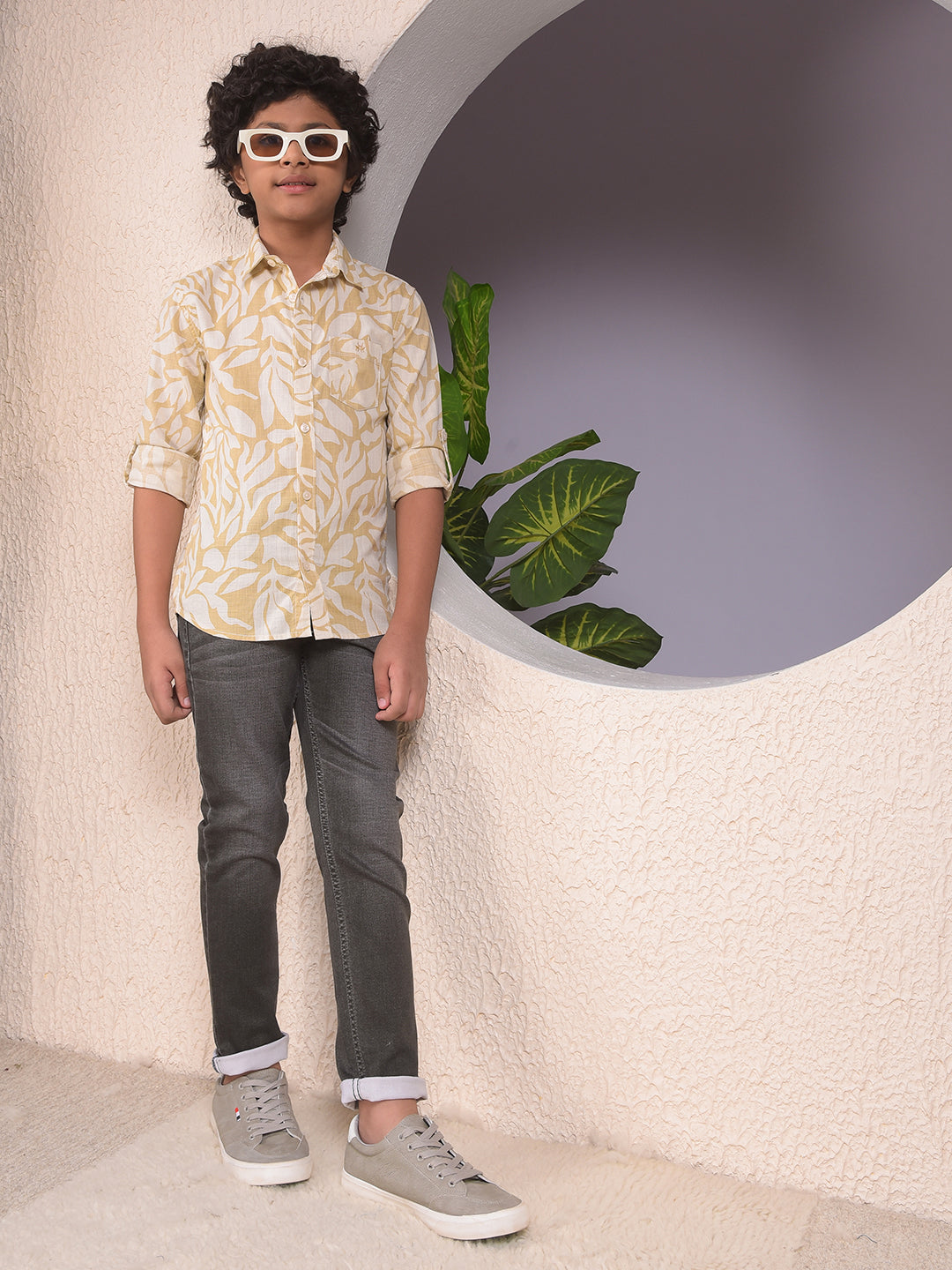 CRIMSOUNE CLUB BOYS JEANS BMD14714 OLIVE