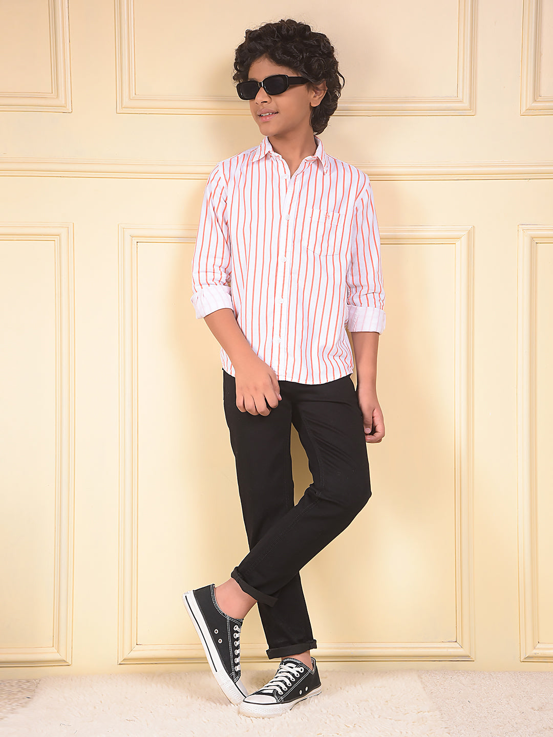 CRIMSOUNE CLUB BOYS JEANS BMD14717 BLACK