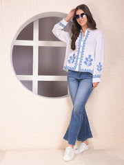 CRIMSOUNE CLUB LADIES WESTERN SHIRT F/S DF7599 MINT GREEN