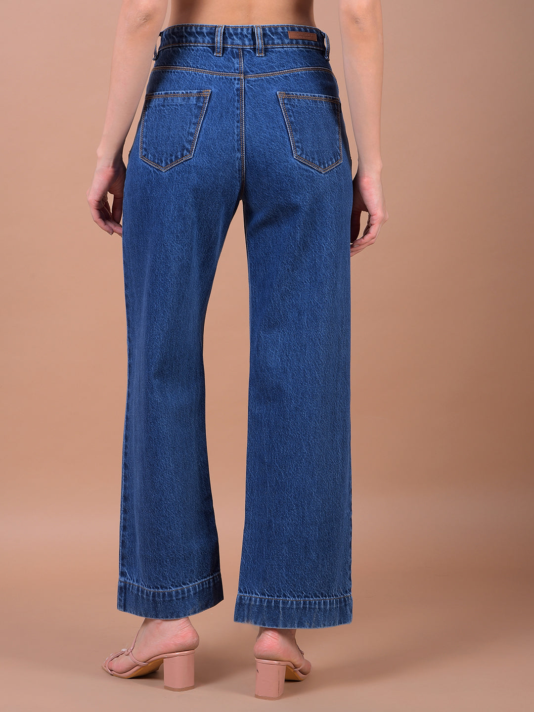 Crimsoune Club Ladies Western Jeans Fd3088 Blue