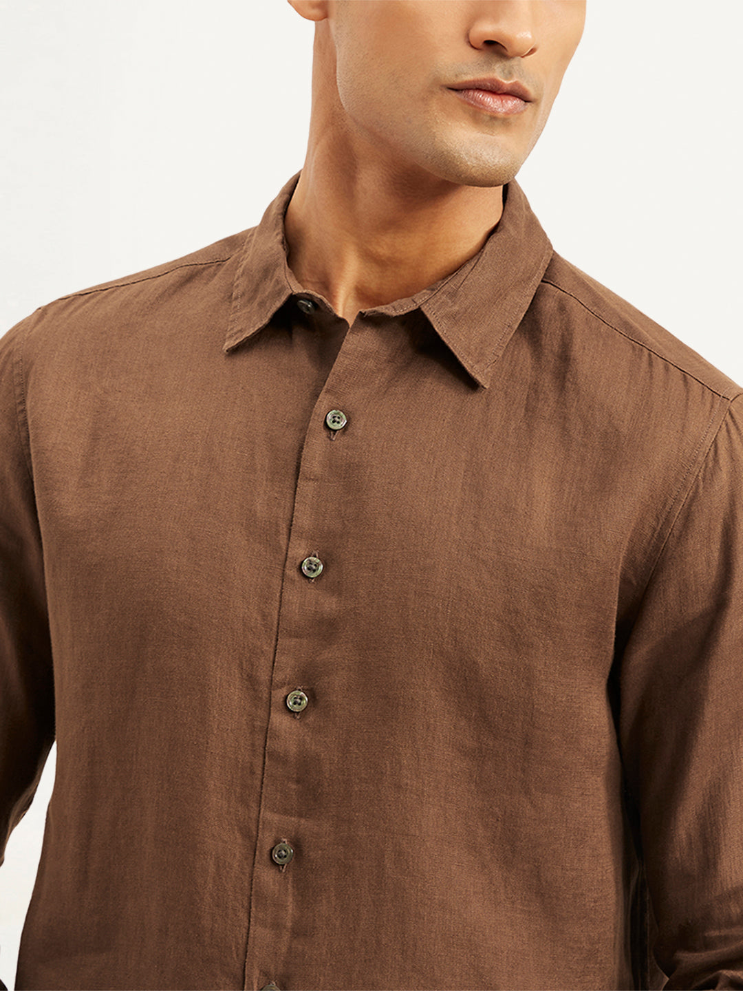 Men'S Redloop Solid Slim Fit Shirt