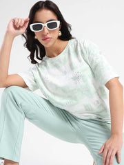 Madame Ladies Western Top H/S M5S11247 036 Sea Green
