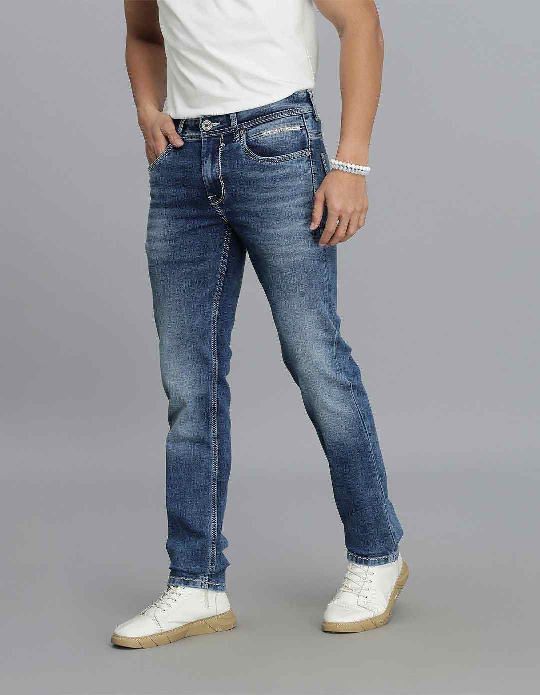 Rookies Mens Jeans Rj6067 Med Blue
