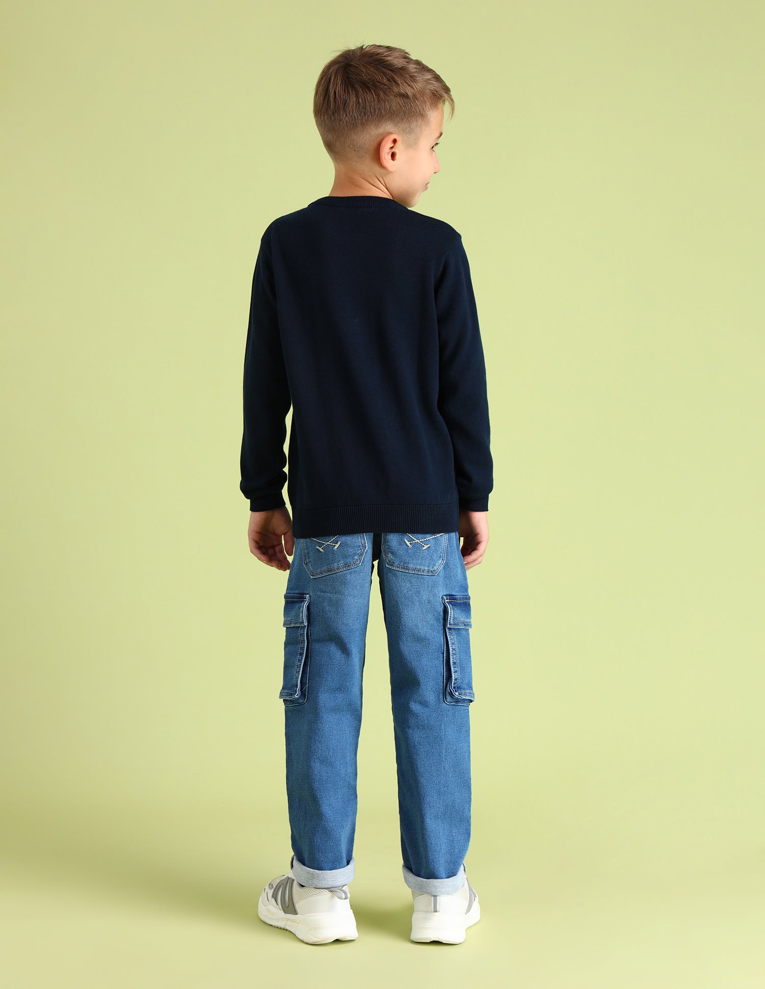 U.S.POLO KIDS BOYS PULLOVER UKSWE0115