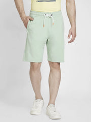 Spykar Mens Bermuda Hosiery Mksh1Bc010 Dustypistagreen