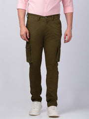 Spykar Mens Casual Trouser Vot-02Bbcg-031 Militarygreen