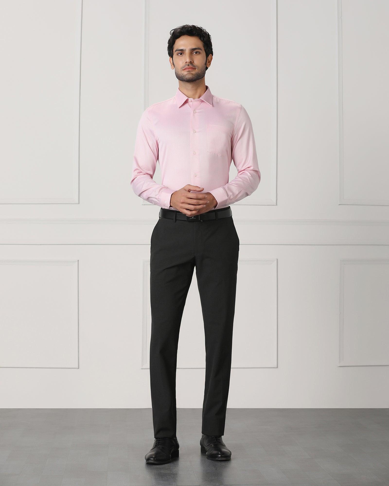 Blackberry Mens Formal Shirt F/S Bp-Samuel Pink - Goyalsons ShopMax