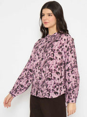 Madame Ladies Western Top H/S M4W18825 024 Mauve