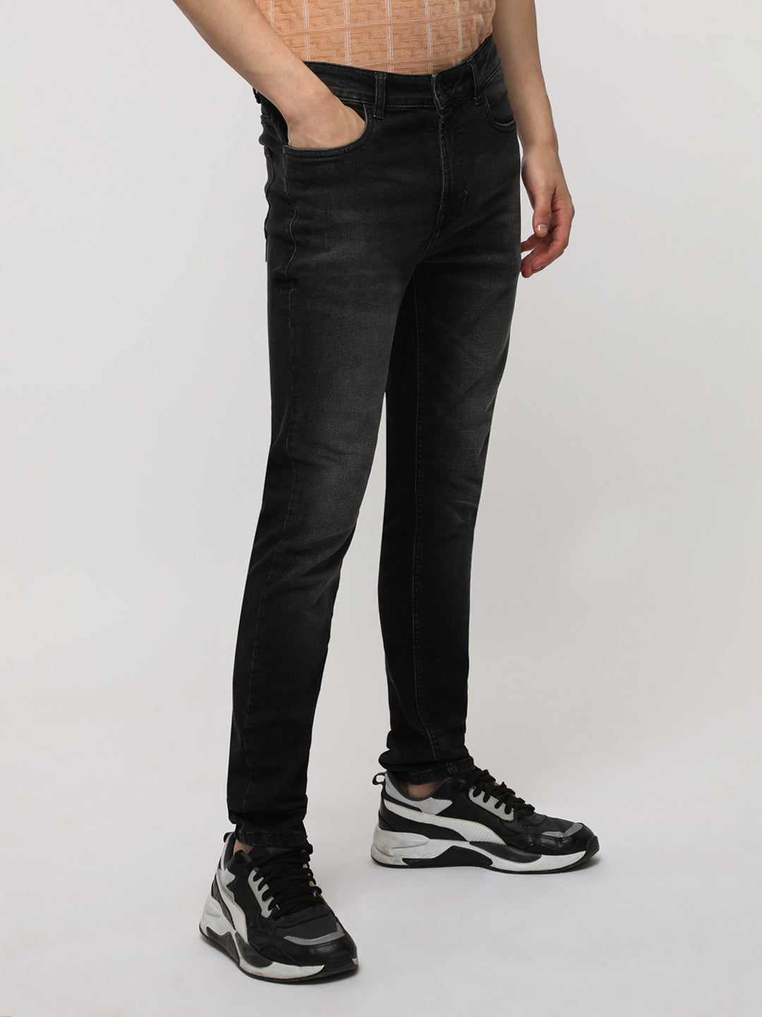 Crocodile Mens Jeans Crdn224-203Mt Black