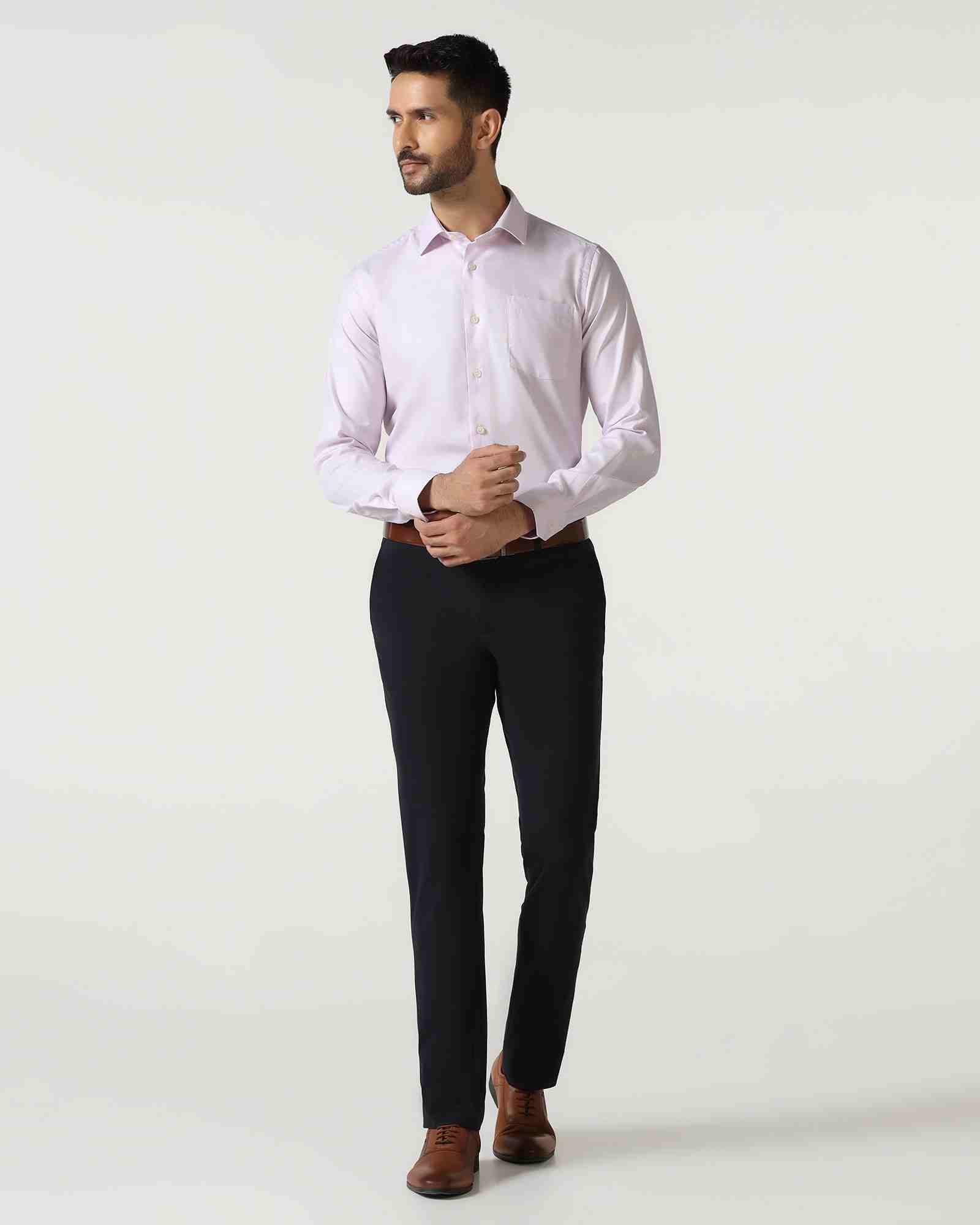 Blackberry Mens Formal Shirt F/S Bp-Bs-So-Rally Pink
