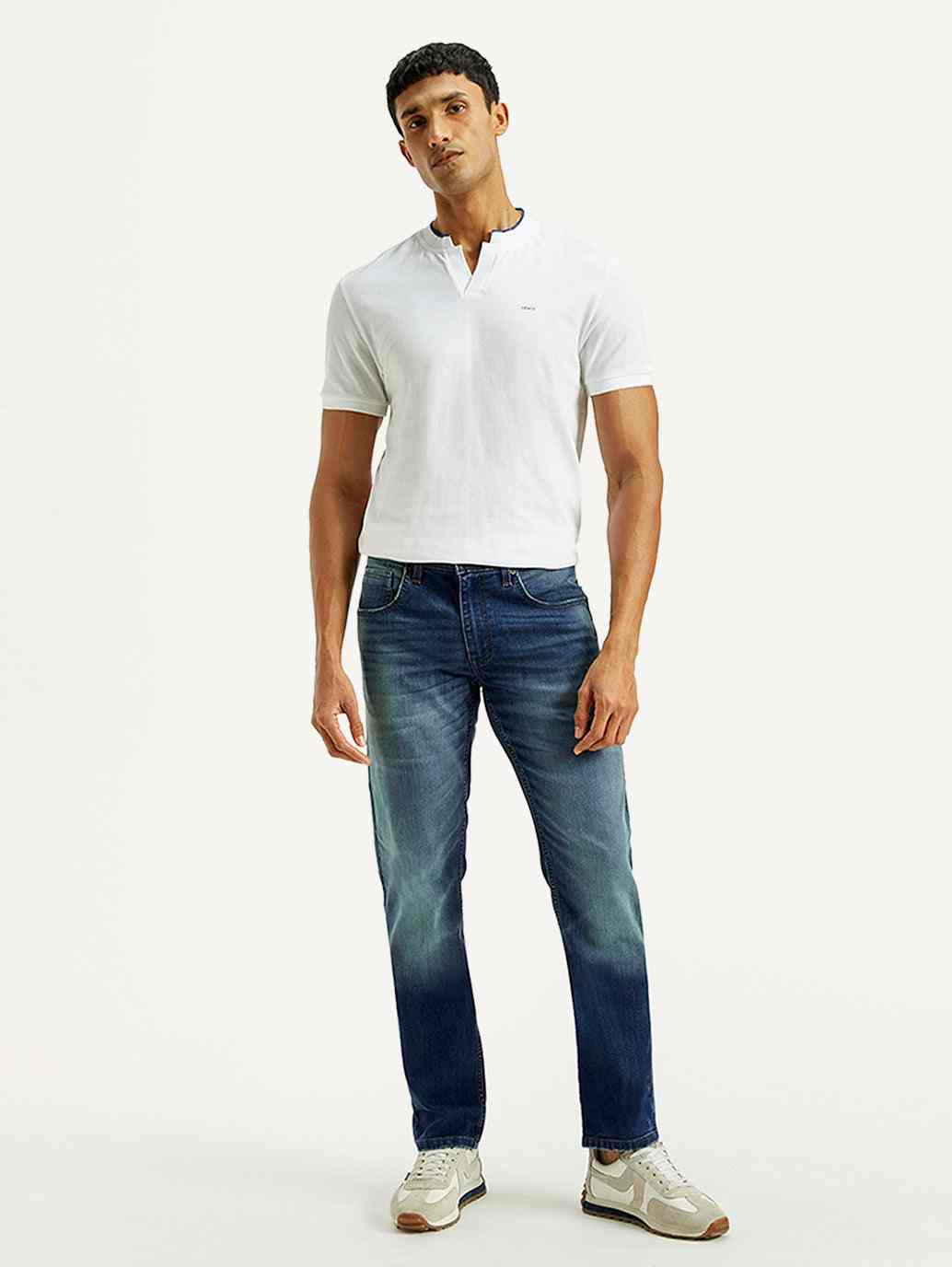 Men'S Tinted 511 Med Indigo Slim Fit Mid Rise Jeans - Goyalsons ShopMax