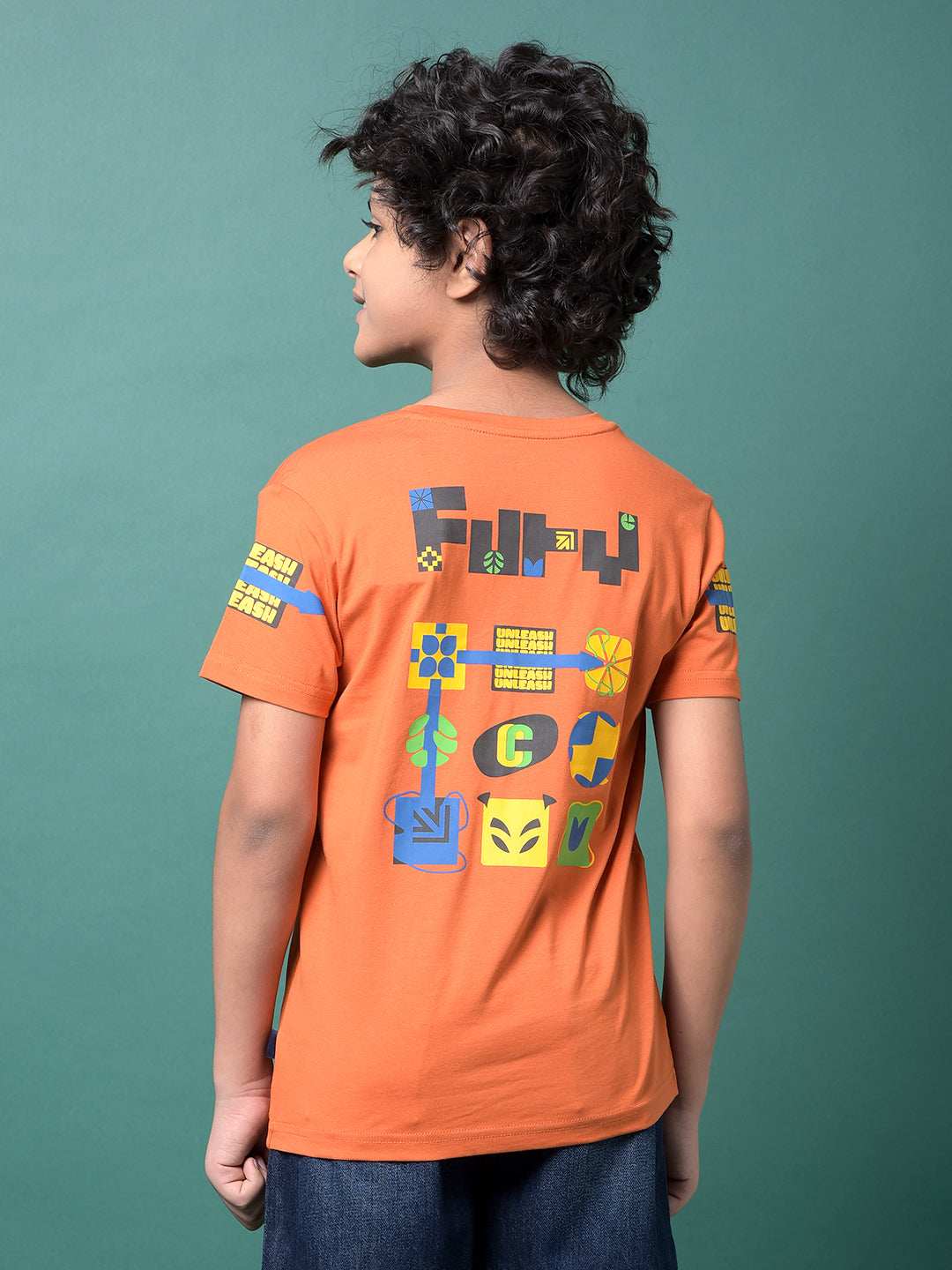 Crimsoune Club Boys T-Shirt Rust
