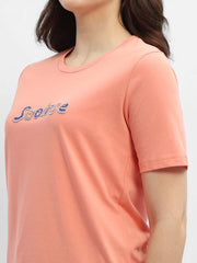 Madame Ladies Western Top H/S M4S11260 1204 Salmon