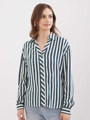Spykar Ladies Western Shirt F/S Wshps2Be073 Malachite Grn