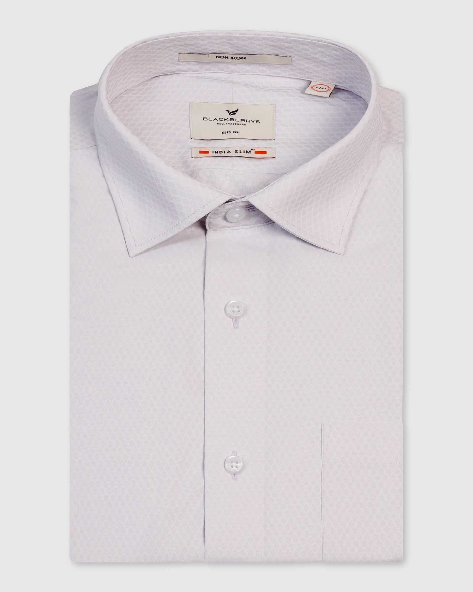 Blackberry Mens Formal Shirt F/S Bp-Bs-Do-Revolve Grey