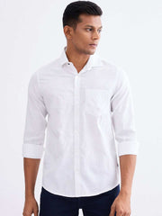 SPYKAR MENS CASUAL SHIRT F/S MSHSOS2BE147 WHITE