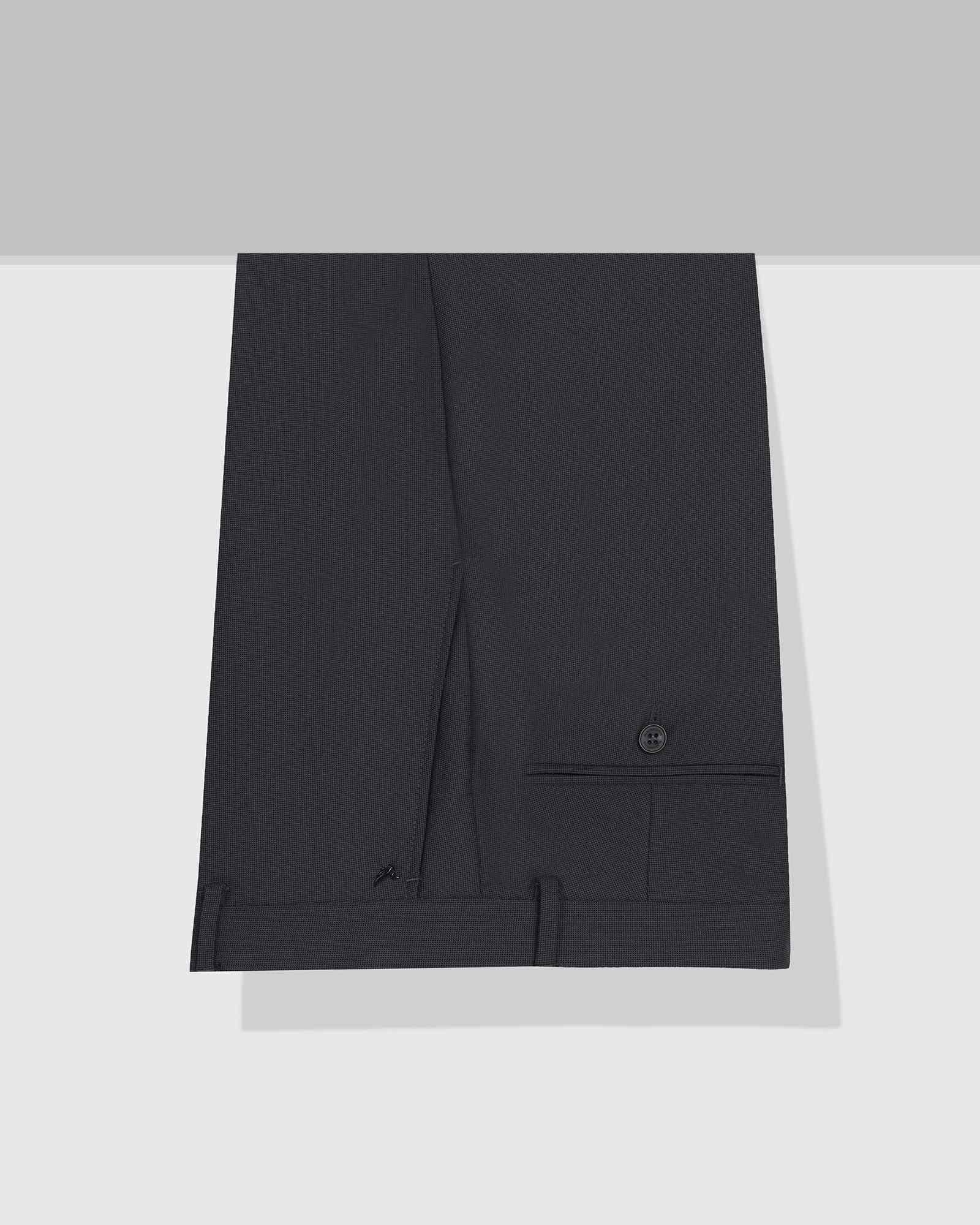 Blackberry Mens Formal Trouser Bp-Do-Fendi Dark Grey