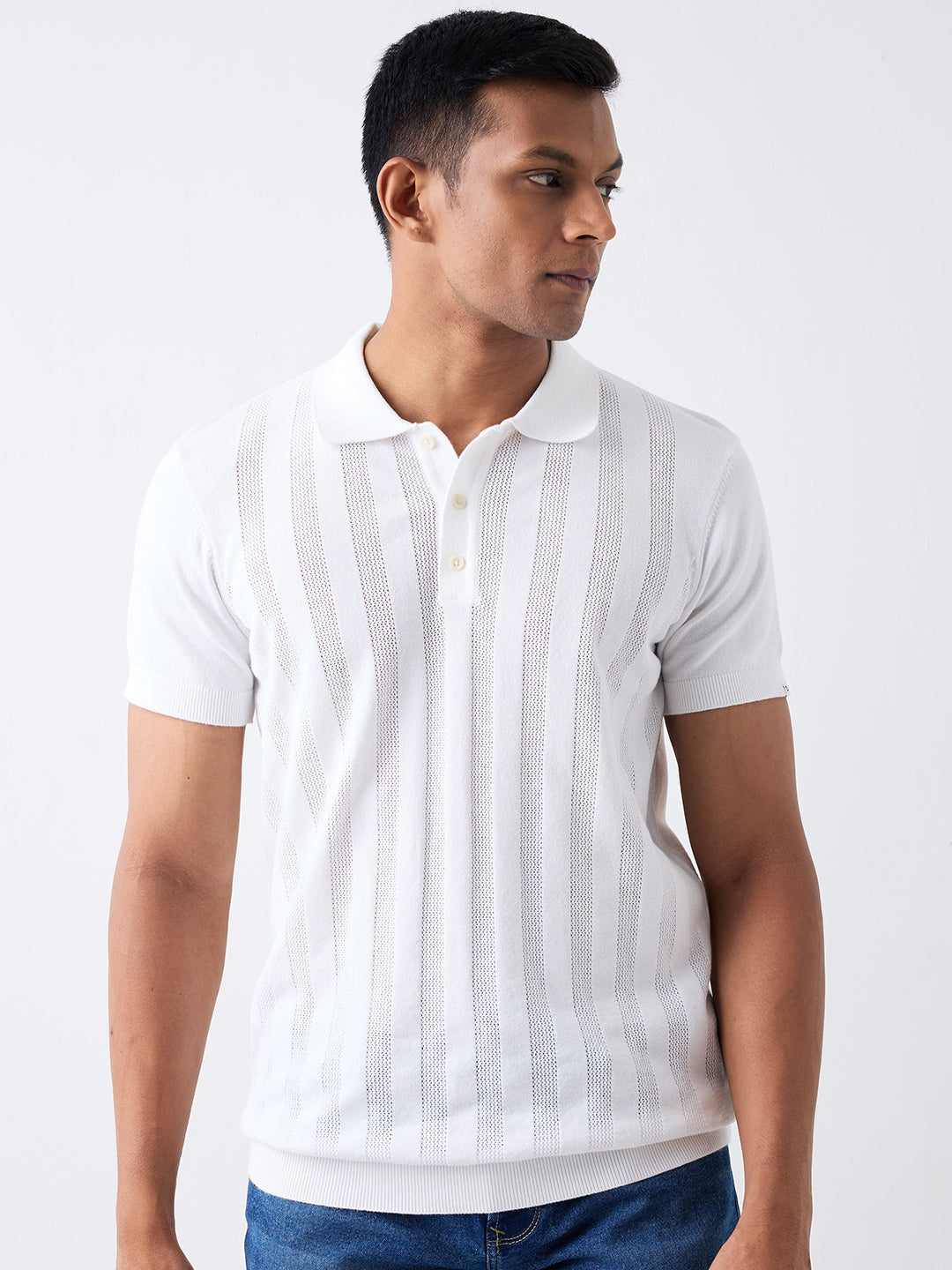 Spykar Mens T-Shirt H/S Mfklw1Be003 White
