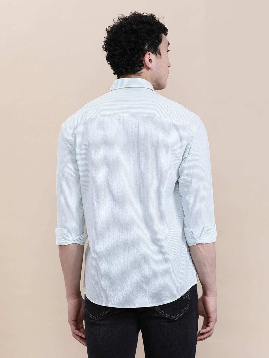 Crocodile Mens Casual Shirt F/S Crcs125-314Mt Mint