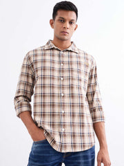 SPYKAR MENS CASUAL SHIRT F/S MSHCS2BE139 LIGHT FAWN