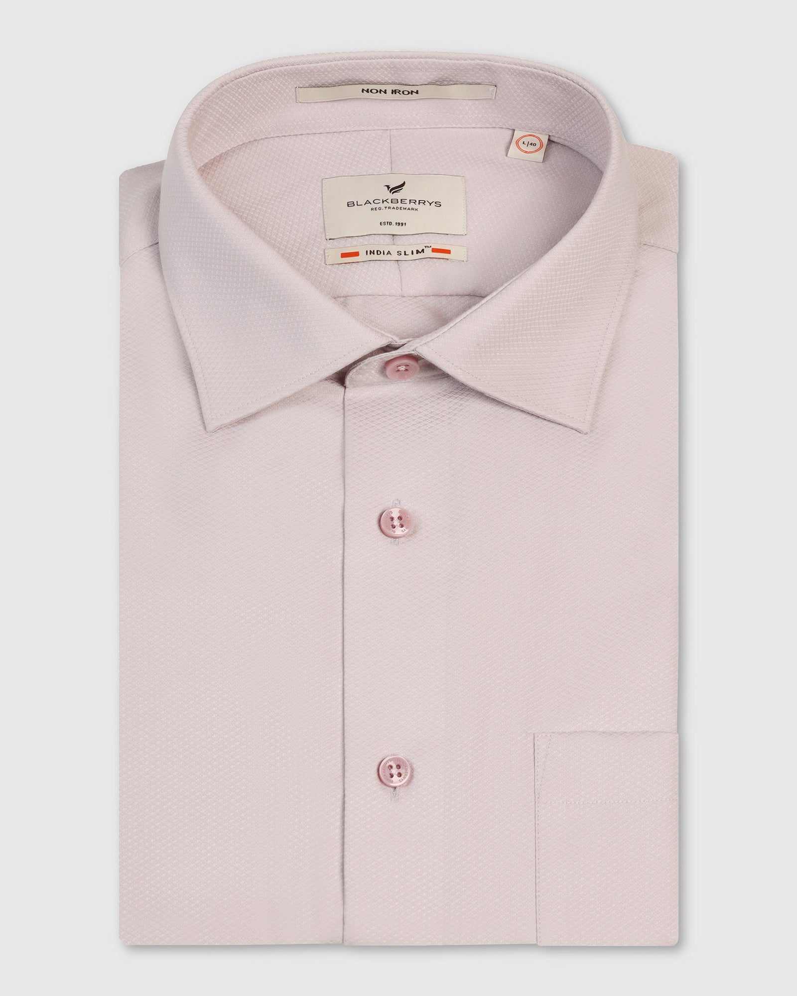 Blackberry Mens Formal Shirt F/S Bp-Bs-Do-Revolve Grey