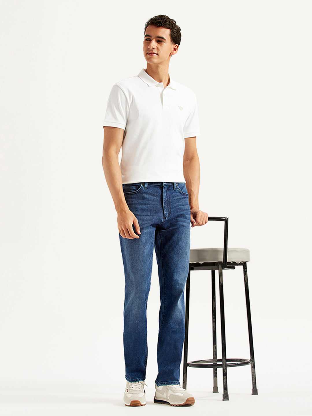 Men'S Redloop 513 Slim Straight Fit Mid Rise Jeans