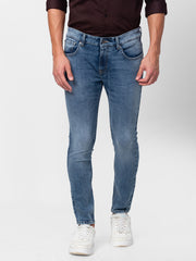 Spykar Mens Jeans Mdkn1Bc029 Mid Blue