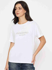 Madame Ladies Western Top H/S M5S11455 040 White
